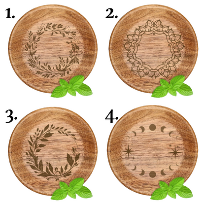 Personalized Wine Glass Charcuterie Toppers - Set of 4
