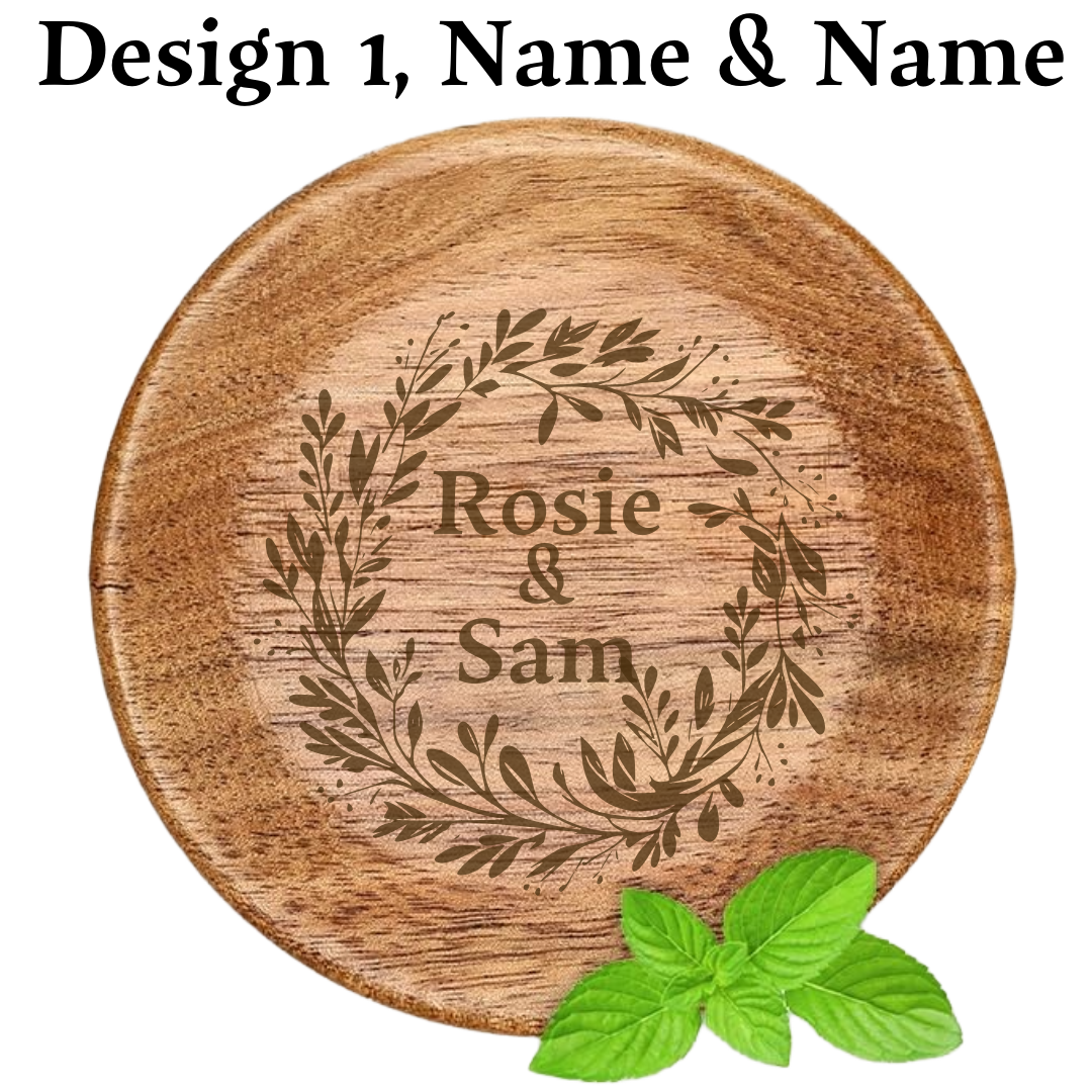 Personalized Wine Glass Charcuterie Toppers - Set of 4