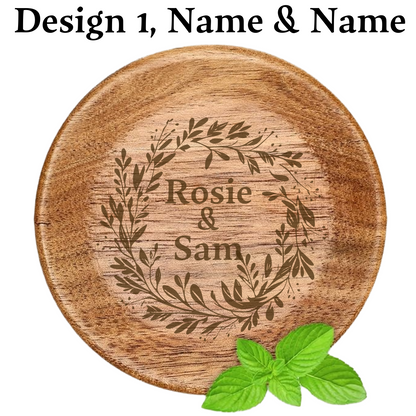 Personalized Wine Glass Charcuterie Toppers - Set of 4